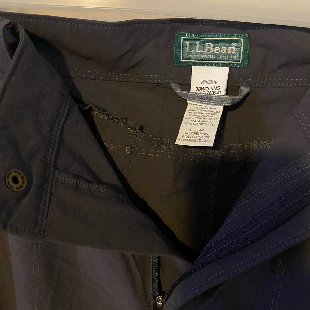 L.L. Bean Navy Hiking Pants